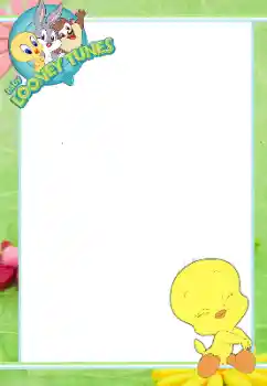 Effet photo de catégorie Divers pour enfants № 102682. Inscription sur le cadre: Baby Looney Tunes
