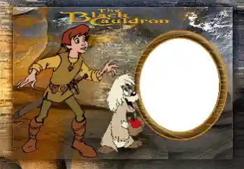 Effet photo de catégorie Divers pour enfants № 147953. Inscription sur le cadre: The Black Cauldron