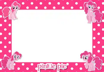 Effet photo de catégorie Divers pour enfants № 149370. Inscription sur le cadre: Pinkie Pie