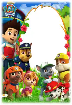 Effet photo de catégorie Divers pour enfants № 158461. Inscription sur le cadre: PAW Patrol