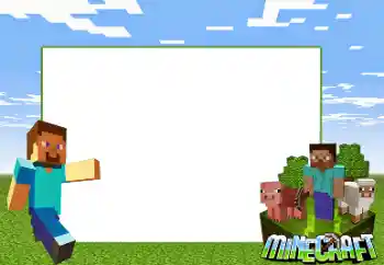Effet photo de catégorie Divers pour enfants № 166012. Inscription sur le cadre: Minecraft