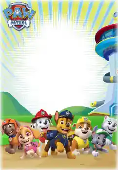 Effet photo de catégorie Divers pour enfants № 170662. Inscription sur le cadre: PAW Patrol