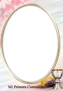 Inscription sur le cadre: First communion Inscription sur le cadre: First communion