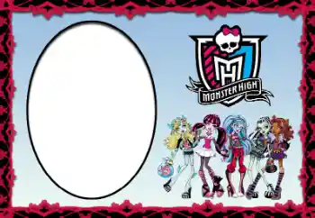 Effet photo de catégorie Divers pour enfants № 38746. Inscription sur le cadre: Monster High