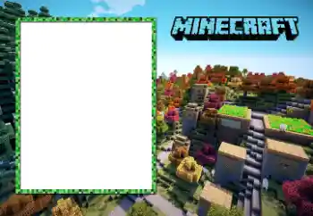 Effet photo de catégorie Divers pour enfants № 97620. Inscription sur le cadre: Minecraft