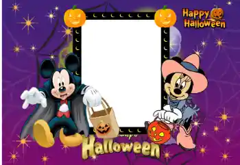 Inscription sur le cadre: Happy Halloween Inscription sur le cadre: Happy Halloween