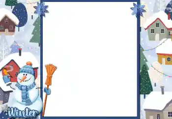 Inscription sur le cadre: Hiver Inscription sur le cadre: Hiver