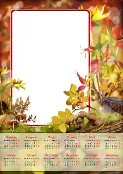 Effet photo de catégorie Calendriers № 144885. Inscription sur le cadre: 2026