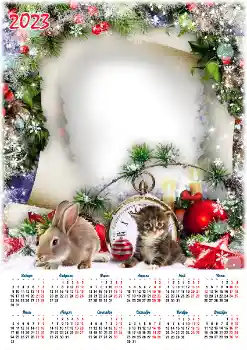 Effet photo de catégorie Calendriers № 202132. Inscription sur le cadre: 2026