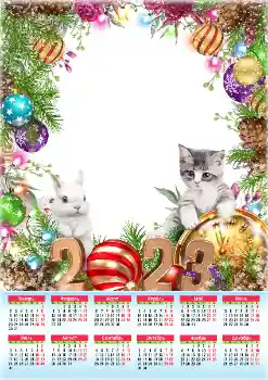 Effet photo de catégorie Calendriers № 202133. Inscription sur le cadre: 2026