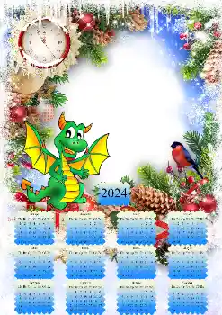 Effet photo de catégorie Calendriers № 205639. Inscription sur le cadre: 2026