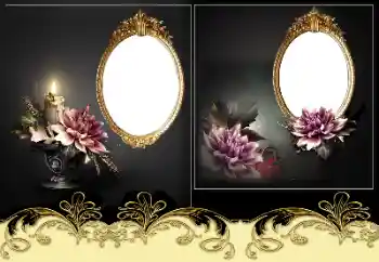 Inscription sur le cadre: Regrets