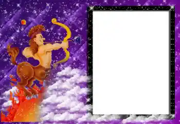 Inscription sur le cadre: Sagittaire