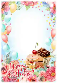 Effet photo de catégorie Cartes d'anniversaire № 142400. Inscription sur le cadre: Bon anniversaire Effet photo de catégorie Cartes d'anniversaire № 142400. Inscription sur le cadre: Bon anniversaire