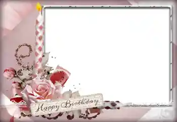 Effet photo de catégorie Cartes d'anniversaire № 195260. Inscription sur le cadre: Bon anniversaire