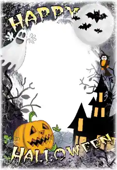 Effet photo de catégorie Fêtes diverses № 124303. Inscription sur le cadre: Happy Halloween Effet photo de catégorie Fêtes diverses № 124303. Inscription sur le cadre: Happy Halloween