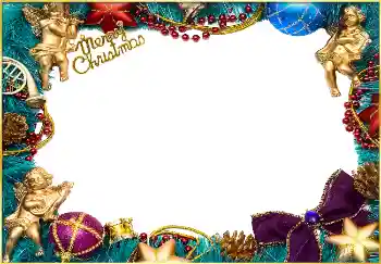 Effet photo de catégorie Cartes de Noël № 3402. Inscription sur le cadre: Joyeux Noël!