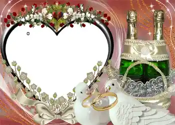 Effet photo de catégorie Cadres de mariage № 1077